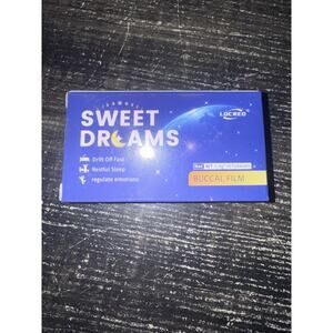 Locred Sweet Dreams Bucc Film L-Theanine, Melatonin, Valerian Root Ex 10/14/2027